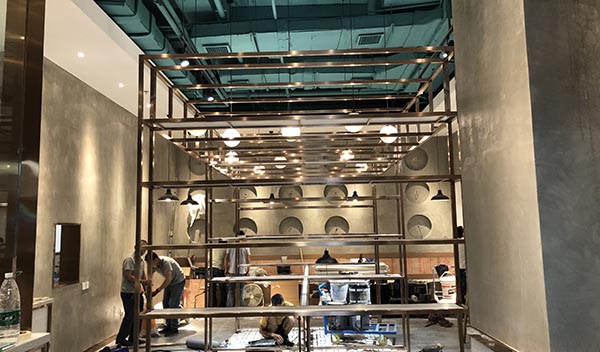 成都不銹鋼制品安裝制作工程案例