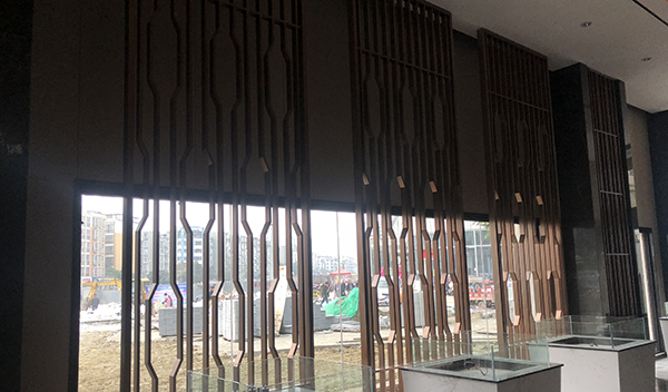 不銹鋼屏風(fēng)-新景鼎南川宇售樓部